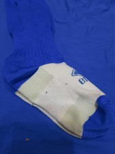 Calze lunghe da calcio marca Erreà blu e bianco come nuove taglia 36-38