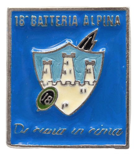 Distintivo alpini batteria - distintivo, 18