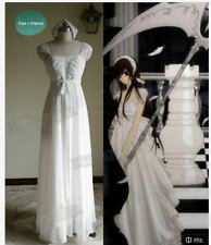 Maxi abito bianco puro Vampire