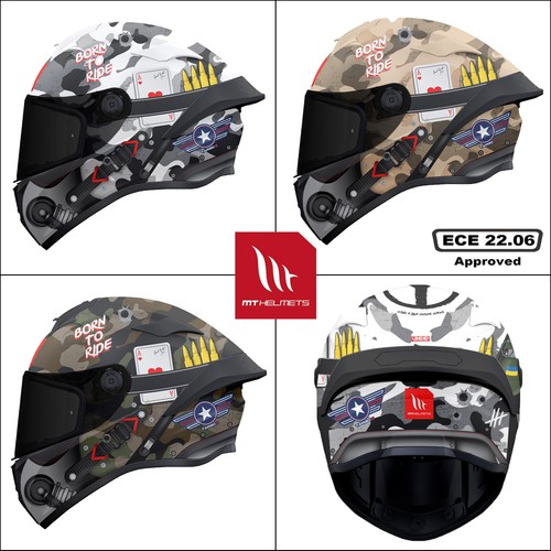 Casco moto targo patton - mt, s