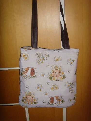 Borsa tote marrone finta - tote, pelle