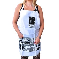 Grembiule paravanti bar vineria pizzeria paninoteca lavoro donna giornale