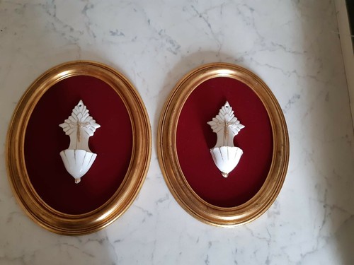 Coppia acquasantiere del 900