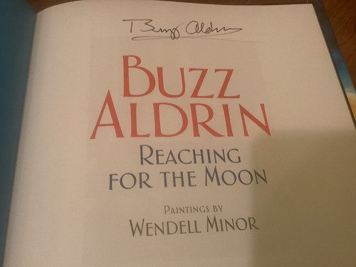 Buzz aldrin firmato autografo - aldrin,