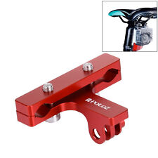 Supporto alluminio metallo sotto sella bicicletta ROSSO per GoPro Hero 2 3 + 4 5