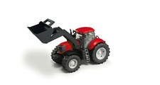 TRATTORE ROSSO CON BENNA IN