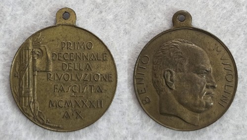 Medaglia pnf 1932 - medaglia, rivoluzione