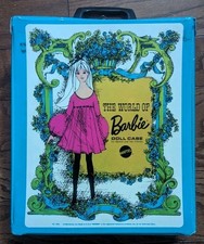 Astuccio per bambole vintage 1968 Mattel Il mondo di Barbie chiuso, n. 1002, usato