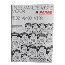 ACME motori vari manuali uso e manutenzione