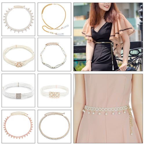Strass catena cintura girovita - strass,