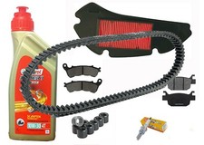 KIT/TAGLIANDO HONDA SH/125 2009 2012 OLIO CASTROL CANDELA CINGHIA PASTIGLIE SH