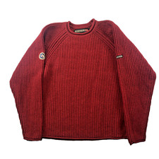 Napapijri Vintage Red Heavy Wool Jumper S