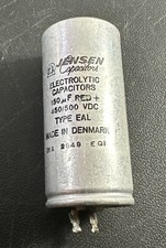 Condensatori Jensen. Condensatore elettrolitico tipo Eal 150uF 450/500 VDC