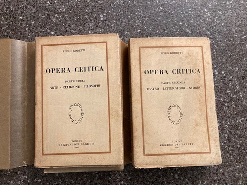 Gobetti piero opera critica - gobetti,