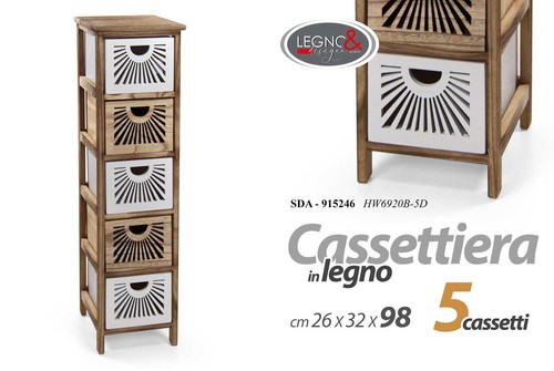 Cassettiera mobiletto slim - mobiletto,