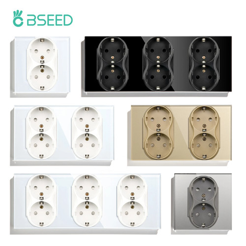 Prese elettriche doppie - prese,
