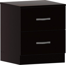 , Comodino Con 2 Cassetti