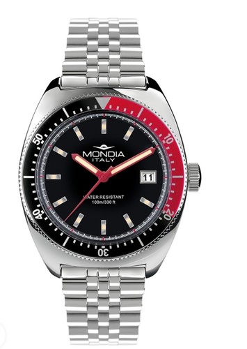 Orologio uomo acciaio mondia - orologio,