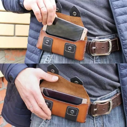 Phone case genuine cow leather - phone,