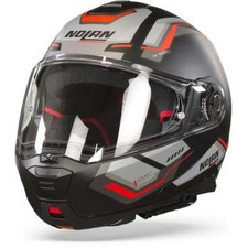 CASCO MOTO NOLAN N100.5 FLIP-UP MODULARE UPWIND N-COM  FLAT BLACK  COL.58
