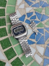 Vintage Lcd Digital Watch Orient H64118-40 From 1977