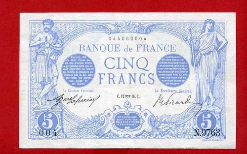 Francs bleu - (ref:, 5
