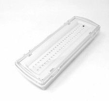 PLAFONIERA LAMPADA DI D' EMERGENZA A LED 50 LED INCASSO PARETE LUCE FREDDA IP40