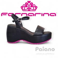 Fornarina bubble pelle nero - fornarina,