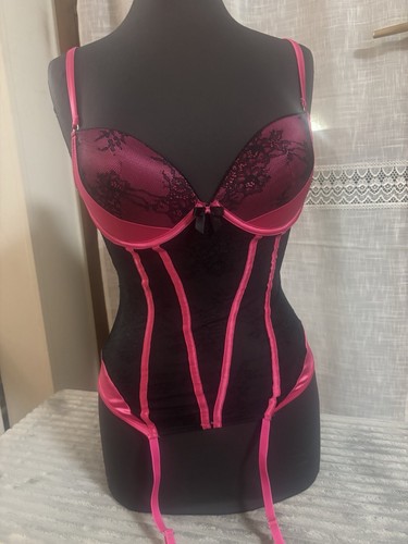 Corsetto tezenis nero pizzo - in,