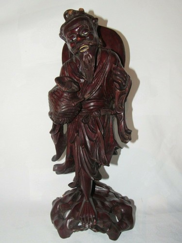 02f12 antica scultura legno - antica,