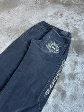 Jeans tribali JNCO larghi neri
