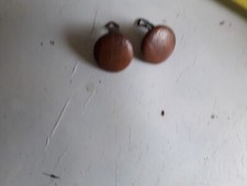 ORECCHINI  ANNI 20 30 IN LEGNO