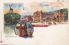 Cartolina - Brema / Stazione