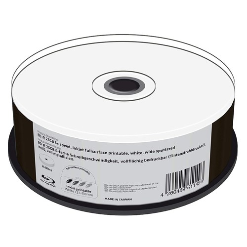 Mediarange mr512 bd r - 25, bd-r
