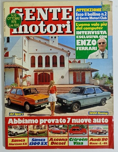 97766 gente motori 1978 - gente, vii