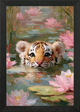 Quadro cucciolo di tigre nelle