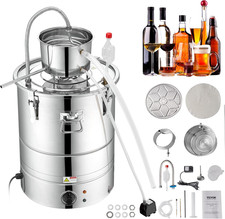 Kit Di Distillatore Elettrico Alcol in Acciaio Inox Capienza 30L Potenza Nominal