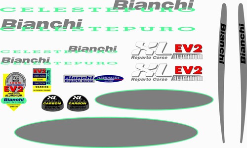 Adesivi telaio bianchi ev2 - xl,