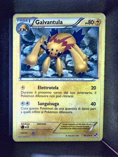 Pkmn galvantula black - galvantula,