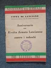 1964-ABRUZZO-LANCIANO-CHIETI-SECONDA GUERRA MONDIALE-RESISTENZA ABRUZZESE-STORIA