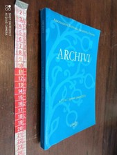 libro: Archivi. Gennaio-giugno