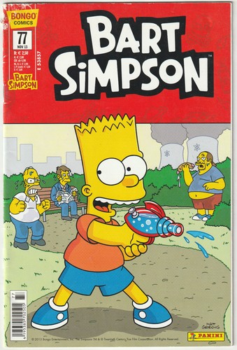 Bart simpson 77 panini - simpson,