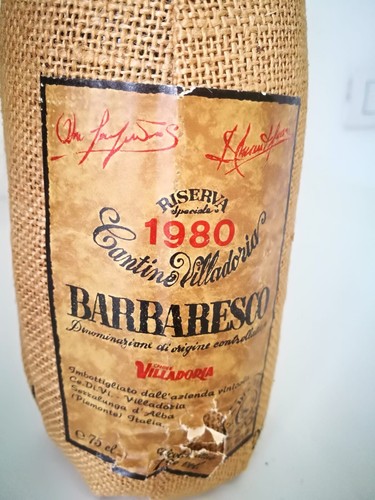 Bottiglia vintage barbaresco - vintage,