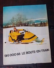 MOTOSLITTE SKI DOO BOMBARDIER OLYMPIQUE SUPER 370 ALPINE brochure originale 1968