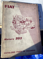 manuale parti di ricambio fiat 682 motore 203