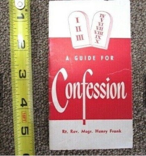 Vtg guide for confession - for, confession"