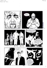 PIERO DALL'AGNOL  - Tavola originale Dylan Dog n. 122 "Il confine" p. 58