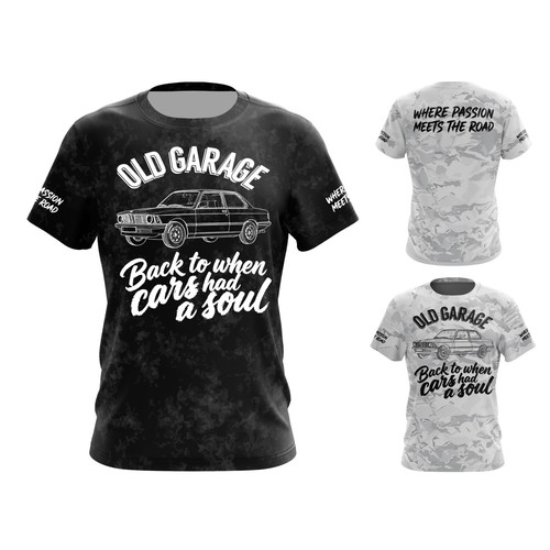 Shirt auto grafica - t-shirt, vintage