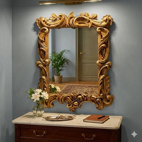 Specchiera antica stile - specchiera,