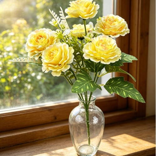 Peonia artificiale mazzo - artificiale, di